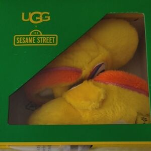 UGG Sesame Street Yellow and Orange Slippers